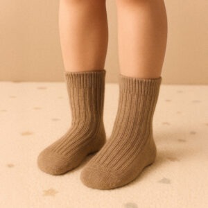 Kids' socks made of pure camel hair